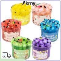 ราคา KRNYKTH Jelly Cube Slime, ความเครียดบรรเทา Non-Sticky Slime Kit, Soft Glitter Fruit Crunchy 300ml/70ml Slime Party Favor ของขวัญ (51908574166)