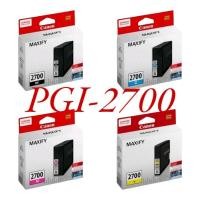 ราคา Canon PGI-2700Bk/C/M/Y #หมึกแท้ ใช้กับเครื่องง Cannon Maxify รุ่น iB4070/MB5070/MB5370 (20066437891)
