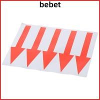ราคา BEBET ป้ายท่อลูกศรยาว, ป้ายบอกทิศทางสีดํา/แดง 6 นิ้ว, สํานักงานสติ๊กเกอร์ลูกศรกาว PVC 5 ชิ้น (57057624567)