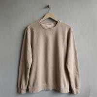ราคา PACSUN - เสื้อสเวตเตอร์คอกลมแขนยาวสีครีม มือสอง Size M อก 48 (48858589208)