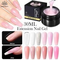 ราคา Born PRETTY เจลต่อเล็บเจล UV LED สีชมพู สีขาว 30 มล. (22768344743)