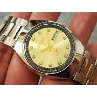 ราคา นาฬิกา Citizen automatic สภาพใหม่ จากปี 1970 สภาพสวยมากๆ 70-0118 หน้าปัดสีทอง (26922661842)