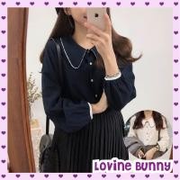ราคา KEMEJA LADY SHIRT เสื้อเชิ้ตผู้หญิง BASIC แขนยาวสไตล์เกาหลีสไตล์วินเทจ/เสื้อเชิ้ตสไตล์เกาหลี (22868301865)