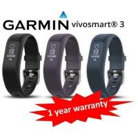 ราคา **สินค้าพร้อมส่ง**Smart Watch สายรัดข้อมือ Garmin Vivosmart 3 HR เชื่อมไอโฟนและแอนดรอย (1218521002)