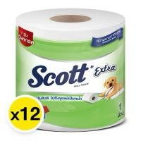 ราคา Scott สก๊อตต์ เอ็กซ์ตร้า กระดาษชำระ บิ๊กโรล ยาวพิเศษ (12ม้วน) กระดาษทิชชู่ ทิชชู่ม้วน ทิชชู (27985058391)