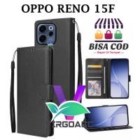 ราคา OPPO RENO 15F FLIP LEATHER CASE PREMIUM - FLIP WALLET CASE LEATHER สําหรับ OPPO RENO 15 F - WALLET CASE | FLIP COVER หนัง | เคสหนังสือ | FLIP CASE (57057357127)