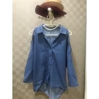 ราคา เสื้อเขิ้ตแขนสามส่วนปาดไหล่CPS (3648683056)