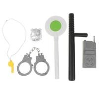 ราคา ❤ Gazechimp 8Pcs/ Set Police Officer Costume Set - Kid Role Play Toy Uniform Hat Cuff Props Ki (28854808965)