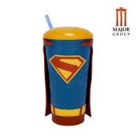 ราคา แก้ว เมเจอร์ | Major Cineplex Tumbler Superman Gripper Cup แก้วน้ำชุดคลุม ซูเปอร์แมน (New) (40813680114)