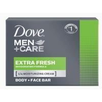 ราคา นำเข้าสบู่ล้างหน้า+ผิวกาย+โกนหนวด สำหรับผู้ชาย DOVE MEN + CARE Body and Face Bar 75 g. (23463971620)