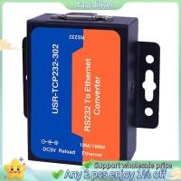 ราคา USR Ethernet Server โมดูล USR-TCP232-302 RS232 to Ethernet TCP IP Server โมดูล Ethernet Converter สนับสนุน DHCP/DNS (43458128225)
