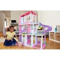 ราคา บ้านบาร์บี้หลังใหญ่ Barbie Dreamhouse 46.5 inch Dollhouse with Elevator, Pool, Slide and 70 Accessories (18648371459)
