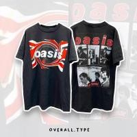 ราคา NEW เสื้อยืดคอตตอนสีดำ พิมพ์ผ้าฝ้าย on tour เสื้อยืดวง oasis พิมพ์ลาย วง90s ‘Oasis T-shirt S-5XL (24135928947)