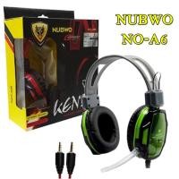 ราคา NUBWO Headphone หูฟัง รุ่น NO.A6 หูฟังพร้อมไมค์ (10739487601)