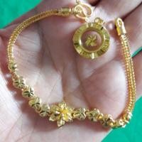 ราคา จี้กังหันแชกงหมิวพร้อมสร้อยข้อมือ (853673426)