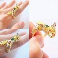 ราคา แหวนพญานาค พลอยเนื้ออ่อนนพเก้า (89859064)