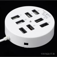 ราคา USB2.0 HUB Round 8-Port HUB Splitter Notebook Desktop มีจําหน่ายสามารถรองรับฮาร์ดไดรฟ์ 1TB (47408699442)