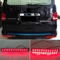 ราคา 2pcs LED Rear Bumper Reflector Light For Volkswagen VW T5 Transporter Caravelle Multivan 2003-2011 (58005288216)