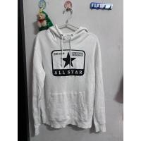 ราคา Converse Hoodie สีขาว มือสองของแท้ (56652578562)