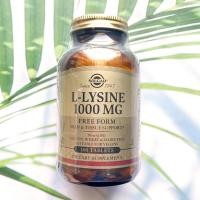 ราคา แอล-ไลซีน Free Form L-lysine (as L-lysine HCl) 1000 mg 100 tablets (Solgar®) (13262372711)