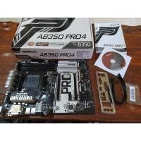 ราคา ซ็อกเก็ตเมนบอร์ด Asrock AB350 Pro4 AM4 รองรับ Ryzen 9 series (7389077662)