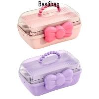 ราคา กล่องเก็บกิ๊บ BASTIBAG, กล่องอัญมณี pp หลายชั้น, เครื่องประดับผมกันน้ํากุทัณฑ์น่ารักเด็ก (28724806151)