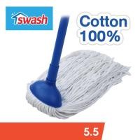 ราคา SWASH Cotton Mop ม็อบถูพื้นแบบกลม ไม้ม็อบ ไม้ถูพื้น (28188728228)