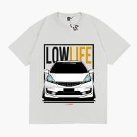 ราคา KRMK T-Shirt เสื้อ Distro Unisex ภาพรถ HONDA JAZZ GE8 STANCE V2 (53609143958)