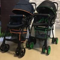 ราคา รถเข็นเด็ก ยี่ห้อ Aprica รุ่น AirRia สีกรมท่า พร้อมซัพพอร์ต (1999529462)