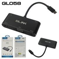 ราคา GLINK รหัส GL058 USB-C to HDMI/VGA adapter (6118877473)