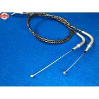 ราคา สายคันเร่งแต่งระฆังทองแท้ สำหรั Kawasaki Z800 ตรงรุ่นใส่ได้เลยไม่ต้องแปรง สีดำลายเงิน (41263323894)