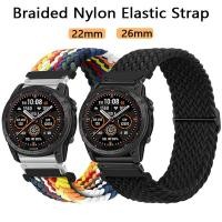 ราคา Quickfit 22 มม.26 มม.ไนลอนถักสายรัดสําหรับ Garmin EPIX GEN2 Fenix7 7X Solar/6X 6XPro 5XPlus Enduro 2 สายนาฬิกา (26360268452)