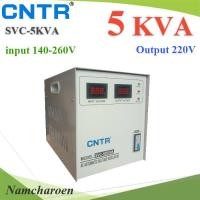 ราคา ..SVC 5KVA Regulator เครื่องปรับแรงดันไฟฟ้า 220V อัตโนมัติ ปรับแรงดันไฟตก ไฟเกิน 140-260V รุ่น SVC-5KVA NC (23018759766)