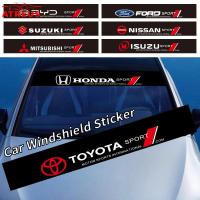 ราคา [Atreus] สากล สติกเกอร์ ติดกระจกหน้ารถยนต์ Toyota Honda Isuzu สติ๊กเกอร์บังแดด คาดกระจกหน้า-กระจกหลัง สติ๊กเกอร์ ติดรถยนต์ อุปกรณ์ตกแต่งรถยนต์ (28933470002)