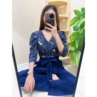 ราคา จั้มสูทขายาวงานป้ายหน้าเซ็กซี่ได้ เรียบร้อยได้ ทูอินวัน ลายมิกกี้ (23641779271)