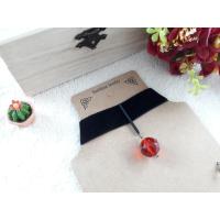 ราคา Sale พร้อมส่ง!! HOT สุดๆ โชคเกอร์ Choker โชคเกอร์ผ้า กำมะหยี่ จี้ลูกปัดคริสตัล (1571273858)