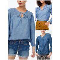 ราคา เสื้อปกจับจีบ J.Crew (29667553288)