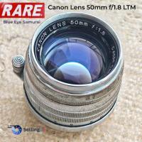 ราคา เลนส์มือหมุน Canon Lens 50mm f/1.8 MF Silver Mount M39 LTM Leica (57556520082)
