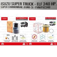 ราคา FULL ชุดกรองเครื่อง และกรองน้ำมันเชื้อเพลิง ใช้สำหรับ ISUZU ELF 240HP FTR240 / FVM240 / FVZ240 [ 1-OIS068 / 1-FIS443 ] (52106672408)