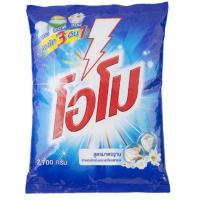 ราคา โอโม ผงซักฟอก 2700กรัม สูตรมาตรฐาน สำหรับซักมือและเครื่องเปิดฝาบน ขาว สะอาด หอม (7940901169)