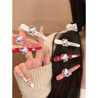 ราคา กิ๊บ sanrio เพชร ยางมัดผม sanrio กิ๊บติดผมคิตตี้จากซานโตรีะ ดีไซน์ปากเป็ดและ челีย์ส่งตรงจากญี่ปุ่น (47557846624)