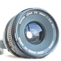ราคา เลนส์มือหมุน Canon FD 35mm f/3.5 (22) S.C. MF Wide Angle Lens Mount Canon FD (23185578602)
