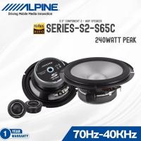 ราคา ลำโพงแยกชิ้น ขนาด 6.5 นิ้ว ยี่ห้อ Alpine รุ่น S2-S65C เสียงชัด เสียงดี Peak 240 W (26491494857)