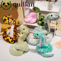 ราคา QUILLAN ของเล่นตุ๊กตางู,สีสันลิ้น Boa ตุ๊กตา Plush, House Holiday Soft Coiled Fluffy Boa งูตุ๊กตาของเล่นของขวัญวันเกิด (40229898621)