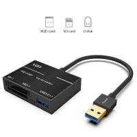 ราคา ส่งไว ประกัน1ปีเต็ม! XQD SD Card Reader Upto 500MB/s High Speed XQD2.0 USB3.0 HUB Camera Kit Adapter (26307473901)