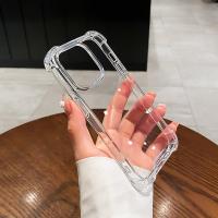ราคา Case For เคส iphone 14 pro max เคสโทรศัพท์แบบใสสำหรับ iPhone 11 15 12 13 Pro Max XR 7 8 Plus XS Max X SE กันกระแทกฝาหลัง (24770770704)