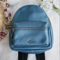 ราคา @4,390฿ #เป้MINI #CHARLIE BACKPACK #COACH #F29795 METALLIC SKY BLUE/SILVER (4906444904)