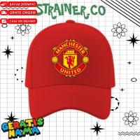 ราคา Cool Manchester United Club Kids Hat - Manchester United MOTIF Kids BASEBALL Cap UNISEX Boys Girls FREE Name (48557973872)