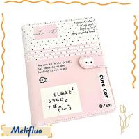 ราคา MELIFLUO สมุดโน๊ตแบบหลวม, อัลบั้มภาพแมวลายจุด A5, นักเรียนป้องกันโฟโต้การ์ดหนัง PU Kawaii (52708320561)