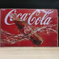 ราคา ป้ายสังกะสีน้ำอัดลม Coca-Cola (งานเก่า) ขนาด 60×40 cm. (25302486812)